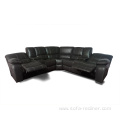 Modern Living Room Furniture Recliner Corner Sofa Set